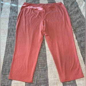 Wonderly Studio SZ XXL Peachy Pink Capri Lounge Pants Soft Lightweight